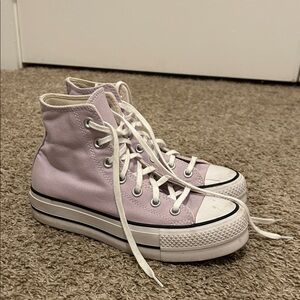 Converse Women's High-Top Sneakers - Soft Lavender